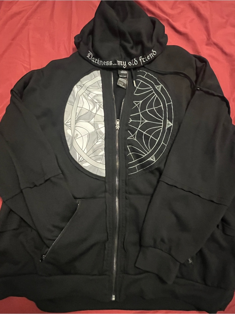 Hot Topic Black Wednesday Graphic Crewneck Sweatshirt - Picture 2 of 6